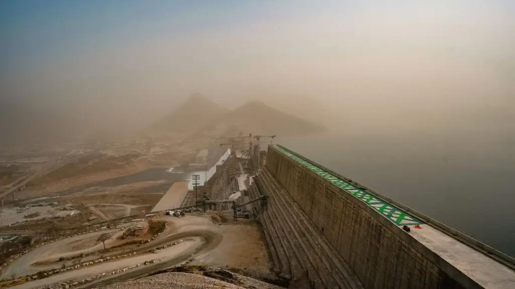 GERD_Dam_desert_dust-1024x576 سدود إثيوبيا الجديدة تشعل أزمة مياه النيل مع مصر