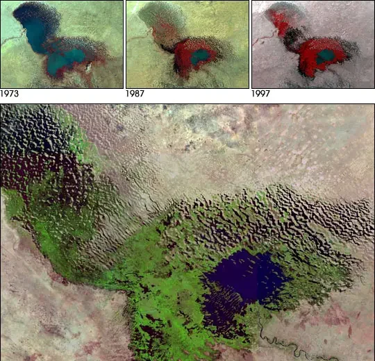 ShrinkingLakeChad-1973-1997-EO-e1789059156908 لمواجهة أزمة الغذاء.. تشاد تحظر تصدير المحاصيل وتلغي الرسوم
